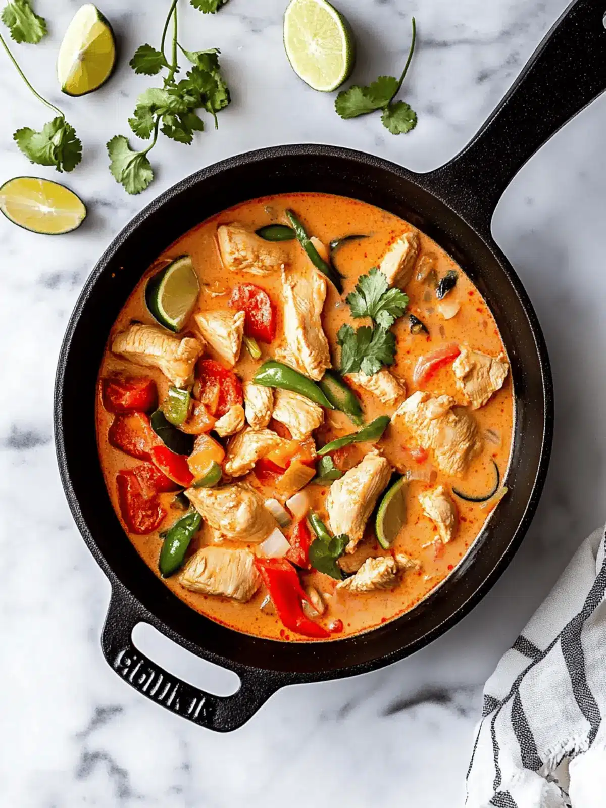 Taste Bangkok at Home: Authentic Thai Coconut Chicken Recipe